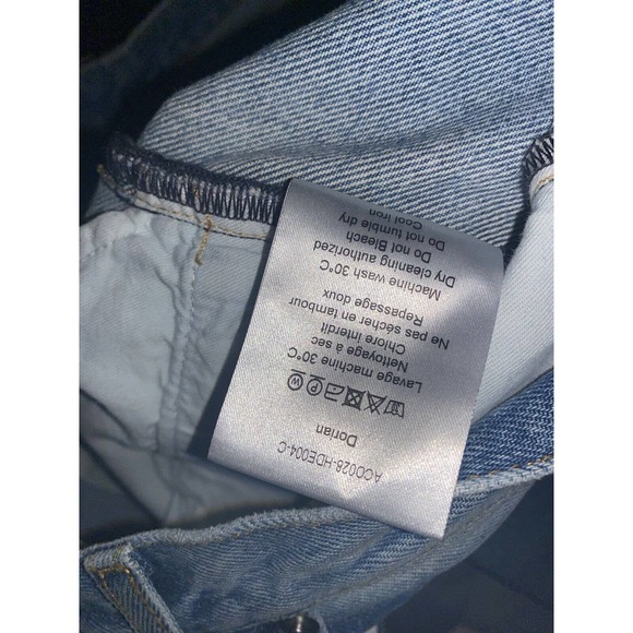 Harmony‎ Paris Men’s Denim Dorian Jeans Size 34 Cotton Button Fly Straight Italy - Picture 10 of 11